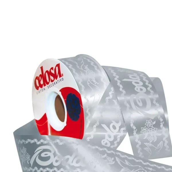 LISTON CELOSA 9 BLANCO BODA 052 JANEL 50M.ROLLO